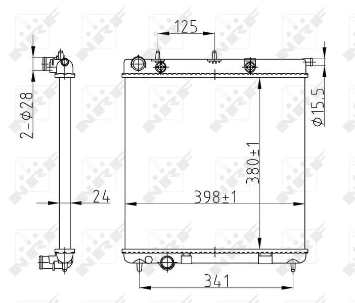 Radiators, Motora dzesēšanas sistēma NRF 50429A 1