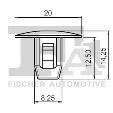 Moldings/aizsarguzlika FA1 79-10006.25 2