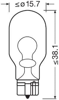 Kvēlspuldze ams-OSRAM 921-2BL 3