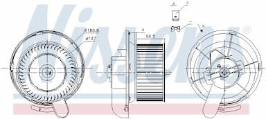 Salona ventilators NISSENS 87145 6