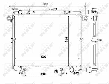 Radiators, Motora dzesēšanas sistēma NRF 53919 1