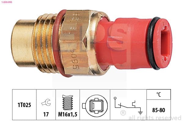 Termoslēdzis, Radiatora ventilators EPS 1.850.095 1