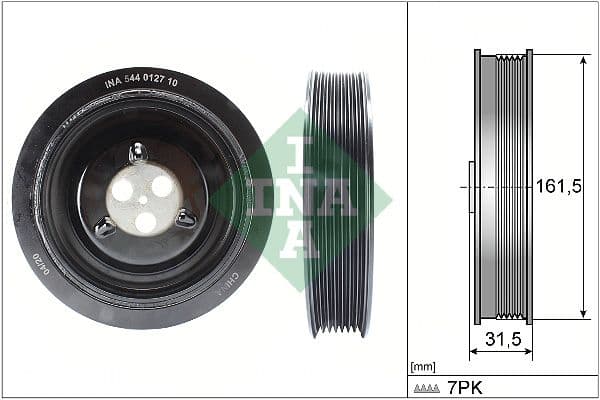 Piedziņas skriemelis, Kloķvārpsta Schaeffler INA 544 0127 10 1