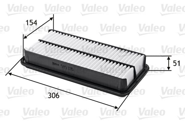 Gaisa filtrs VALEO 585135 1