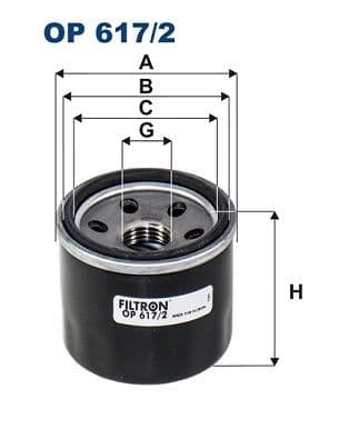 Eļļas filtrs FILTRON OP 617/2 1