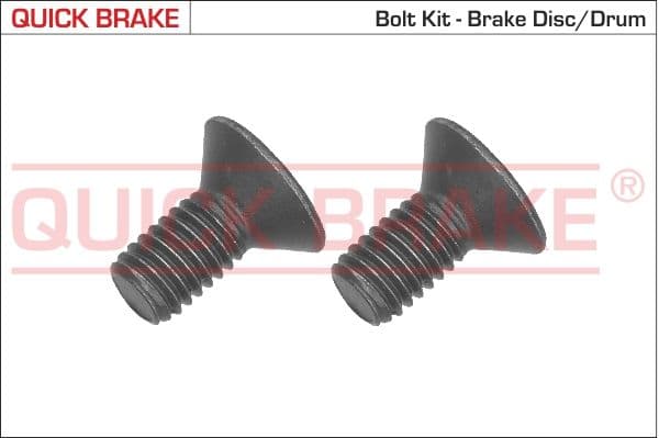 Skrūvju komplekts, Bremžu disks QUICK BRAKE 11665K 1