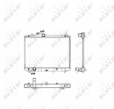 Radiators, Motora dzesēšanas sistēma NRF 53582 4