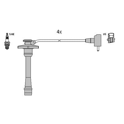 Augstsprieguma vadu komplekts HITACHI 134132 1