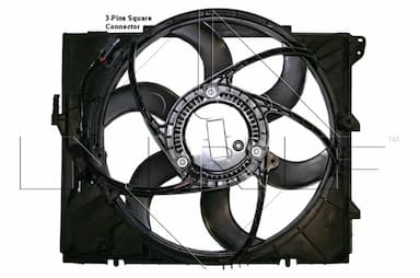 Ventilators, Motora dzesēšanas sistēma NRF 47209 1