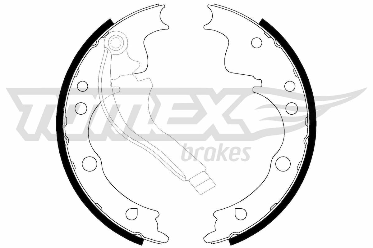 Bremžu loku komplekts TOMEX Brakes TX 21-39 1