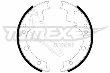 Bremžu loku komplekts TOMEX Brakes TX 21-39 1