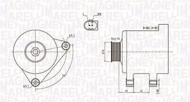 Ģenerators MAGNETI MARELLI 063731782010 1