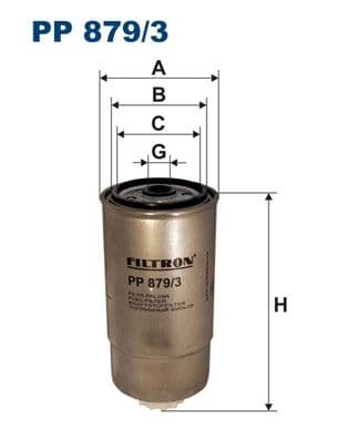 Degvielas filtrs FILTRON PP 879/3 1