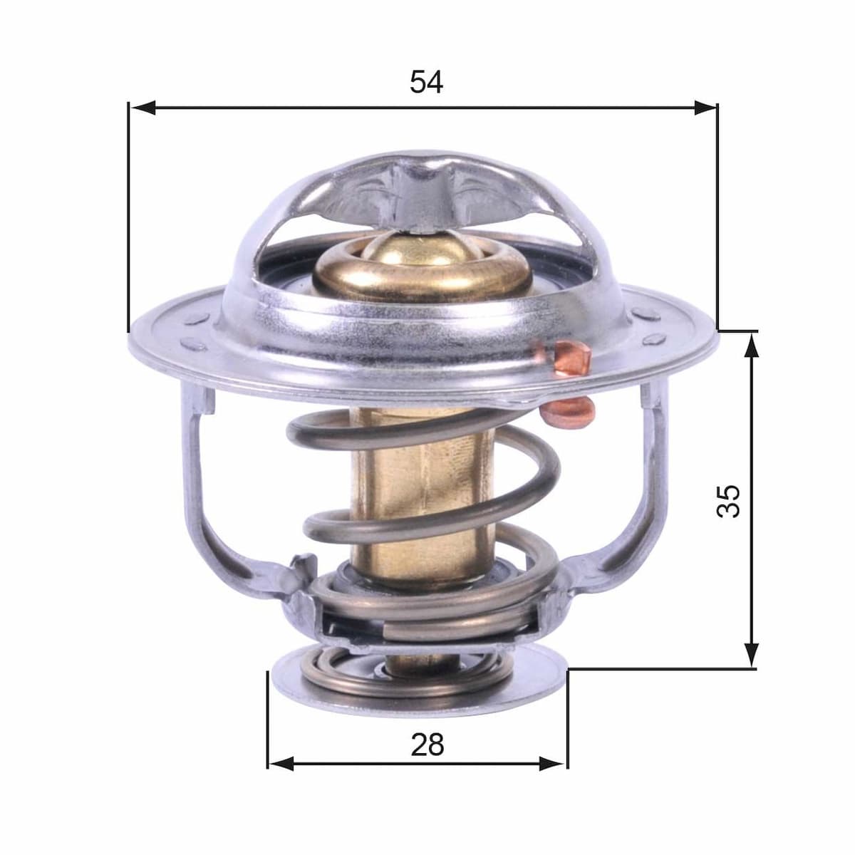 Termostats, Dzesēšanas šķidrums GATES TH43880G1 1