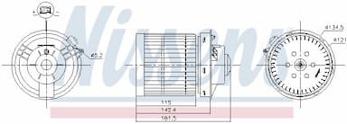 Salona ventilators NISSENS 87530 6