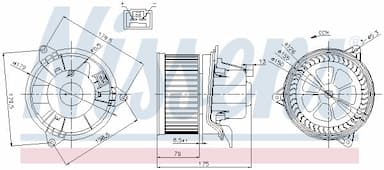 Salona ventilators NISSENS 87027 6