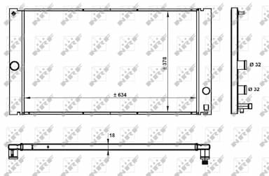 Radiators, Motora dzesēšanas sistēma NRF 50478 5