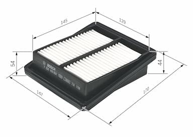 Gaisa filtrs BOSCH F 026 400 054 5