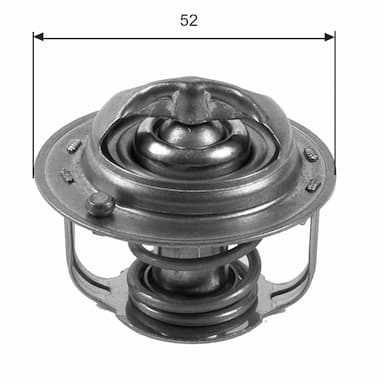 Termostats, Dzesēšanas šķidrums GATES TH35682G1 1