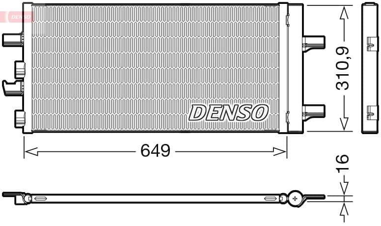 Kondensators, Gaisa kond. sistēma DENSO DCN05104 1