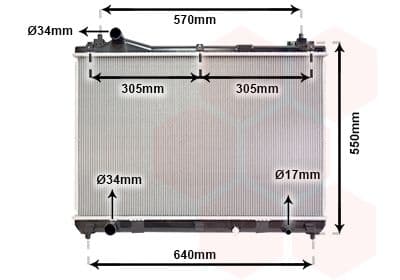 Radiators, Motora dzesēšanas sistēma VAN WEZEL 52002100 1