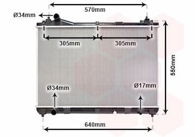 Radiators, Motora dzesēšanas sistēma VAN WEZEL 52002100 1