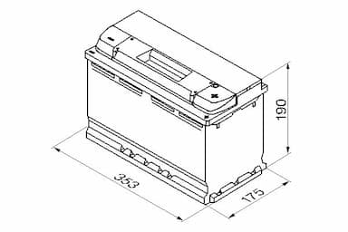 Startera akumulatoru baterija BOSCH 0 092 S50 130 6