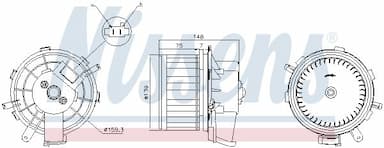 Salona ventilators NISSENS 87292 6