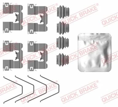 Piederumu komplekts, Disku bremžu uzlikas QUICK BRAKE 109-0137 1