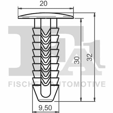 Moldings/aizsarguzlika FA1 33-10031.10 2