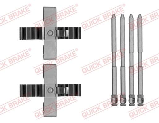 Piederumu komplekts, Disku bremžu uzlikas QUICK BRAKE 109-1809 1