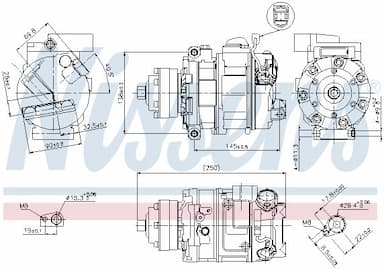 Kompresors, Gaisa kond. sistēma NISSENS 89418 5