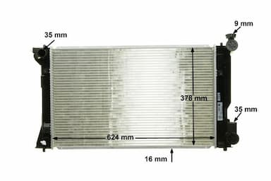 Radiators, Motora dzesēšanas sistēma MAHLE CR 1529 000S 10