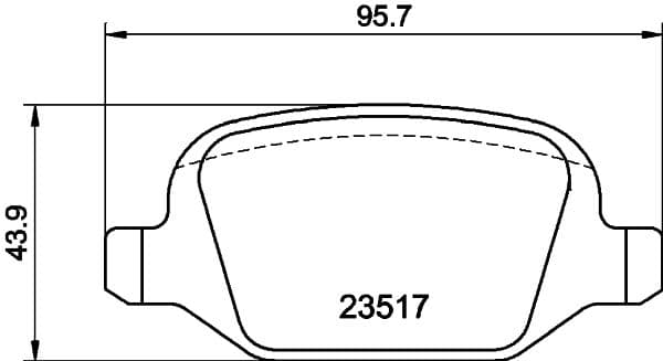 Bremžu uzliku kompl., Disku bremzes HELLA 8DB 355 009-361 1