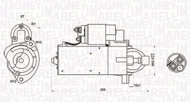 Starteris MAGNETI MARELLI 063721423010 1