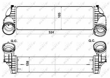 Starpdzesētājs NRF 30359 5