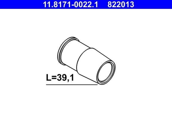 Virzītājčaula, Bremžu suports ATE 11.8171-0022.1 1