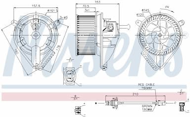 Salona ventilators NISSENS 87039 6