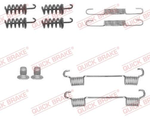 Piederumu komplekts, Stāvbremzes mehānisma bremžu loks QUICK BRAKE 105-0874 1