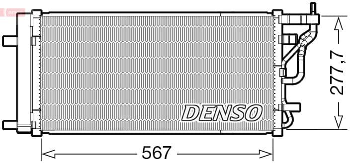 Kondensators, Gaisa kond. sistēma DENSO DCN41024 1