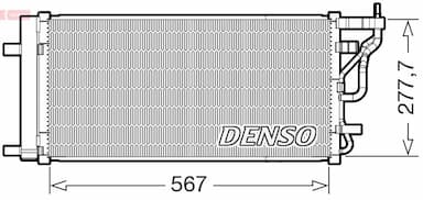 Kondensators, Gaisa kond. sistēma DENSO DCN41024 1