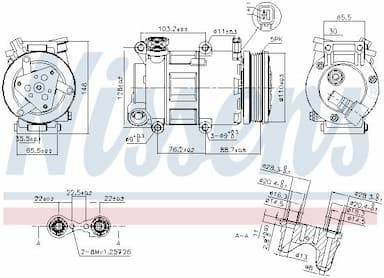 Kompresors, Gaisa kond. sistēma NISSENS 89327 9