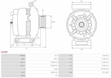 Ģenerators AS-PL A4089 5