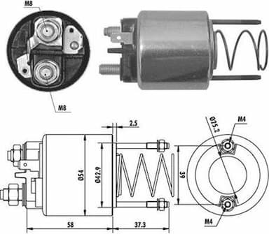 Ievilcējrelejs, Starteris MAGNETI MARELLI 940113050382 1