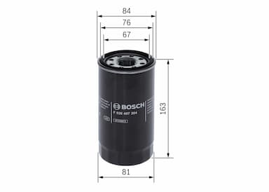 Eļļas filtrs BOSCH F 026 407 304 5