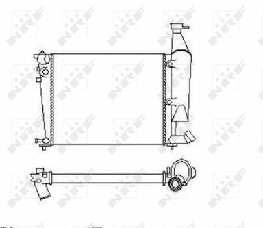 Radiators, Motora dzesēšanas sistēma NRF 54676 1