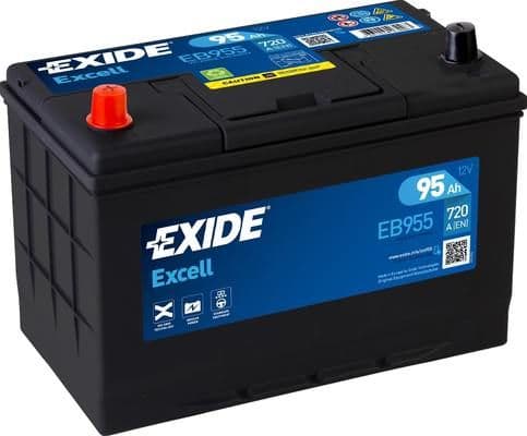 Startera akumulatoru baterija EXIDE EB955 1