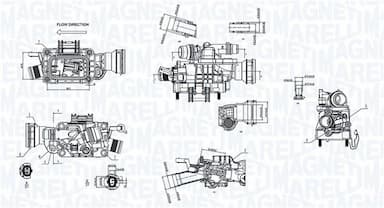 Termostats, Dzesēšanas šķidrums MAGNETI MARELLI 352317005080 2