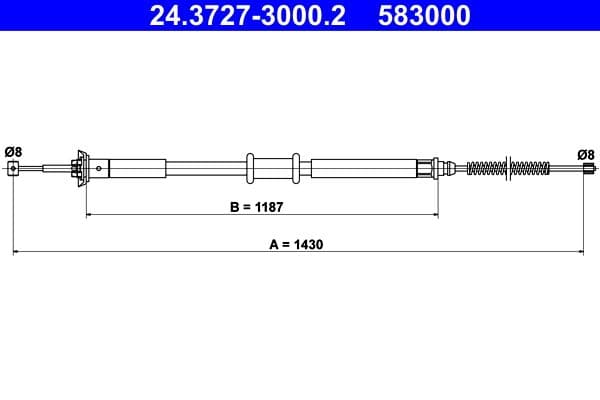 Trose, Stāvbremžu sistēma ATE 24.3727-3000.2 1