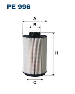 Degvielas filtrs FILTRON PE 996 1